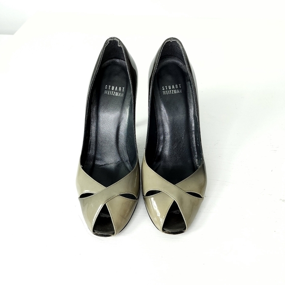 Stuart Weitzman Sashay ombre open toe heel sz7.5 - Picture 8 of 10